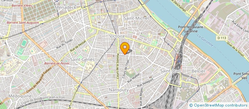 localisation de l'entreprise MONSIEUR ALSENY TOURE  BORDEAUX