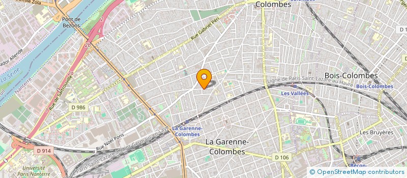 localisation de l'entreprise MONSIEUR ALTAF BURK  COLOMBES