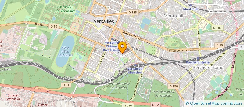localisation de l'entreprise MONSIEUR ALTAF HUSSAIN à VERSAILLES