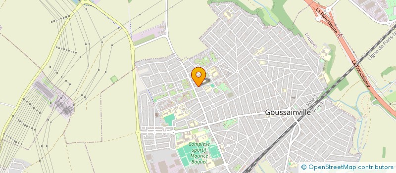 localisation de l'entreprise MONSIEUR ALTAF HUSSAIN  GOUSSAINVILLE