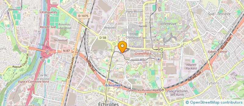 localisation de l'entreprise MONSIEUR ALTAYEB SHARIF SHAYBO  ECHIROLLES