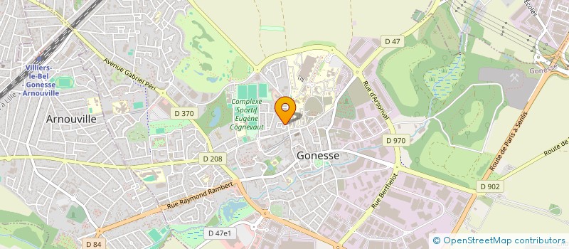 localisation de l'entreprise MONSIEUR ALTHONY LALANNE à GONESSE