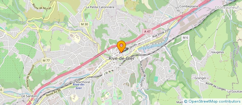 localisation de l'entreprise MONSIEUR ALTIN BRRAKA  RIVE-DE-GIER