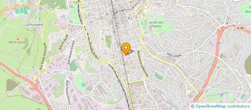 localisation de l'entreprise MONSIEUR ALTIN KONESHA  SAINT-ETIENNE