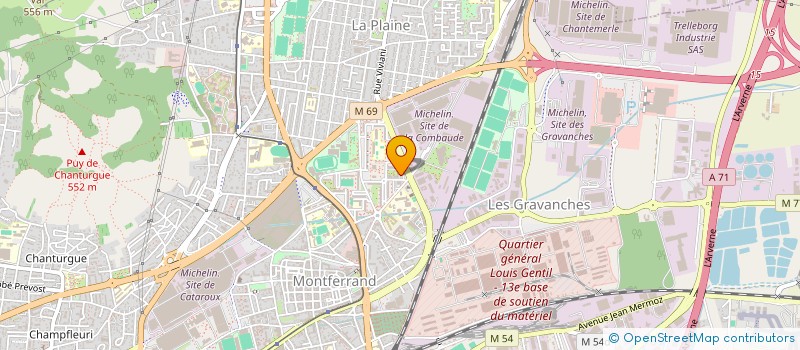 localisation de l'entreprise MONSIEUR ALU SADAKHANOV  CLERMONT-FERRAND