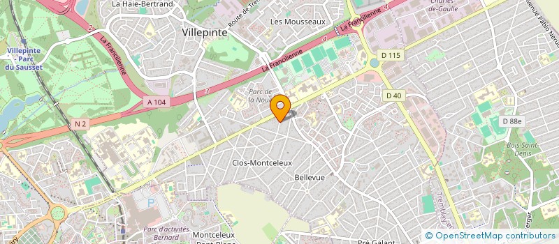 localisation de l'entreprise MONSIEUR ALUNEL SCUTARI à VILLEPINTE