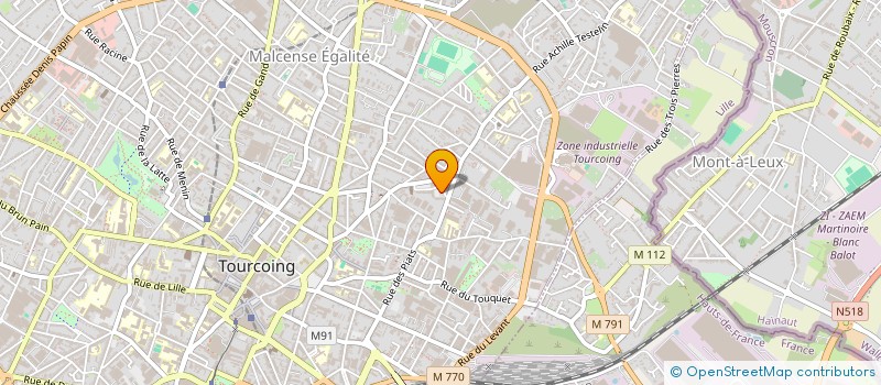 localisation de l'entreprise MONSIEUR ALVARO DE FREITAS  TOURCOING