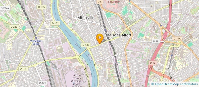 localisation de l'entreprise MONSIEUR ALVARO DE FREITAS BATISTA  ALFORTVILLE