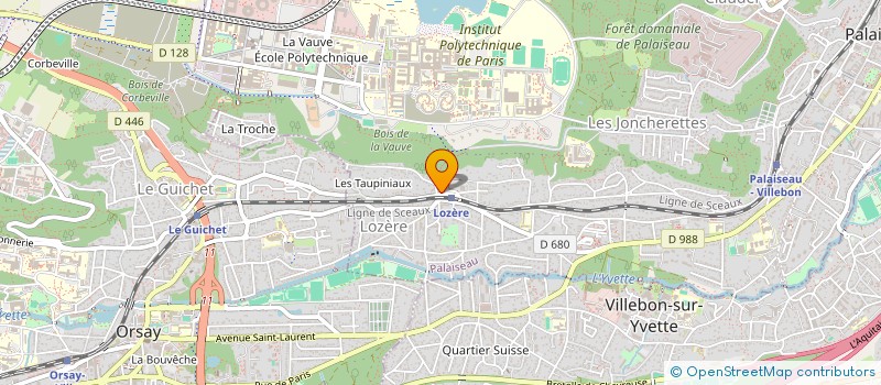 localisation de l'entreprise MONSIEUR ALVARO FERREIRA DOS SANTOS à PALAISEAU