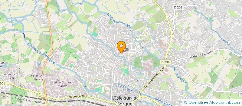 localisation de l'entreprise MONSIEUR ALVARO GOMEZ JIMENEZ  L'ISLE-SUR-LA-SORGUE