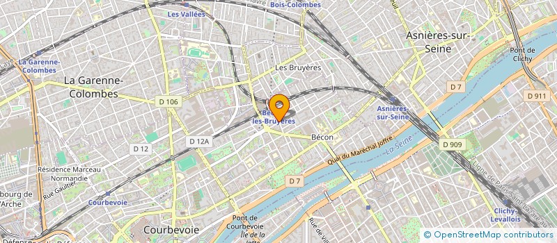 localisation de l'entreprise MONSIEUR ALVARO GONCALVES DA SILVA à COURBEVOIE