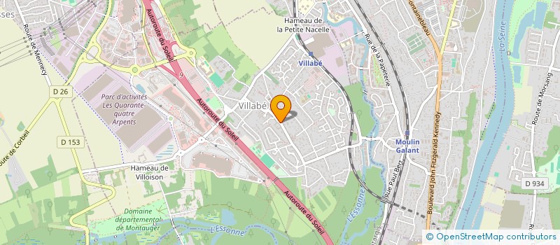 localisation de l'entreprise MONSIEUR ALVARO LOURENCO  VILLABE