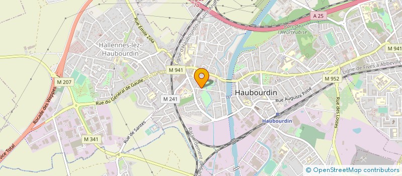 localisation de l'entreprise MONSIEUR ALVARO PEREIRA DA ARAUJO à HAUBOURDIN