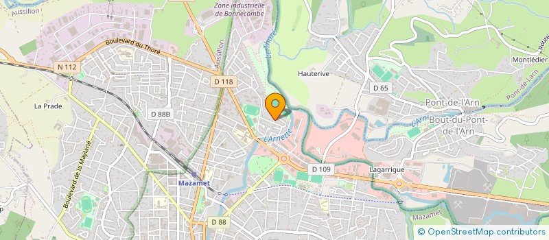 localisation de l'entreprise MONSIEUR ALVARO PUIME  MAZAMET