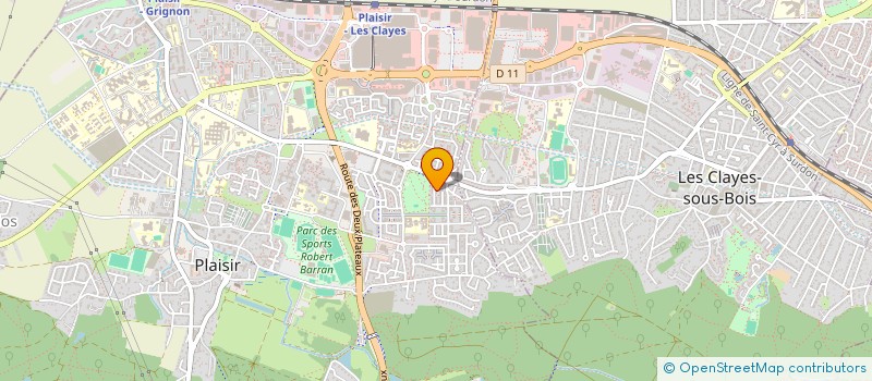 localisation de l'entreprise MONSIEUR ALVARO RIBEIRO PEREIRA  PLAISIR