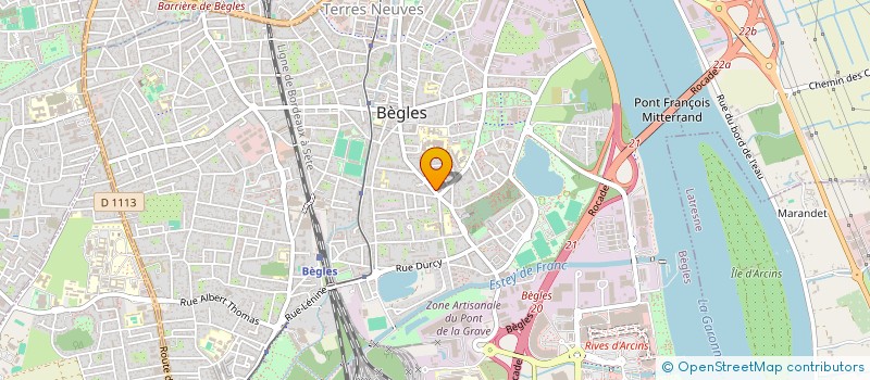 localisation de l'entreprise MONSIEUR ALVES BITA ALVARO MANUEL à BEGLES