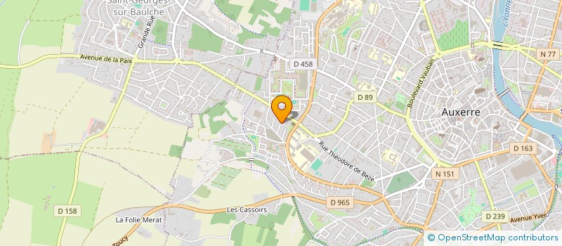 localisation de l'entreprise MONSIEUR ALVES CARDOSO à AUXERRE