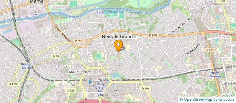 localisation de l'entreprise MONSIEUR ALVES DIVINO à NOISY-LE-GRAND
