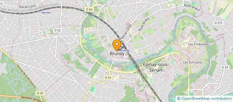 localisation de l'entreprise MONSIEUR ALVES VANTUIR  BRUNOY