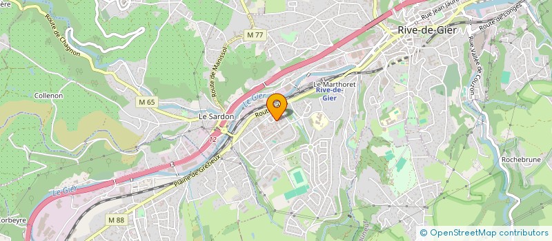 localisation de l'entreprise MONSIEUR ALVIN AIT MANSOUR à RIVE-DE-GIER