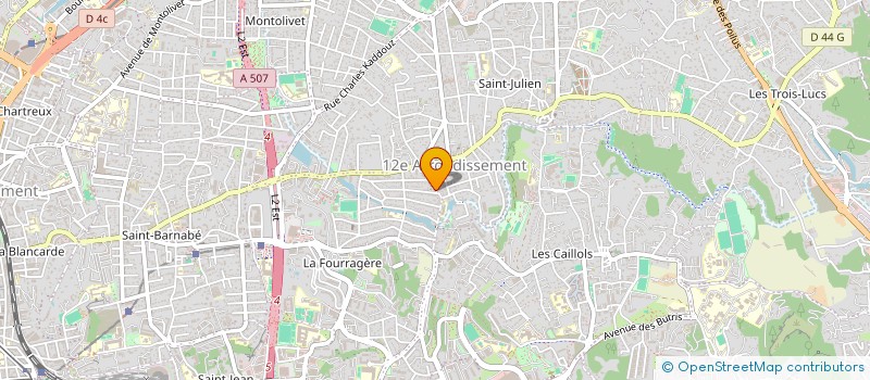 localisation de l'entreprise MONSIEUR ALVIN DELBECQUE  MARSEILLE