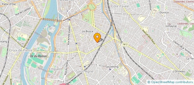 localisation de l'entreprise MONSIEUR ALVIN-EMMANUEL MENSAH  TOULOUSE