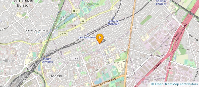 localisation de l'entreprise MONSIEUR ALVIN ETAFE-MPUTU à ANTONY