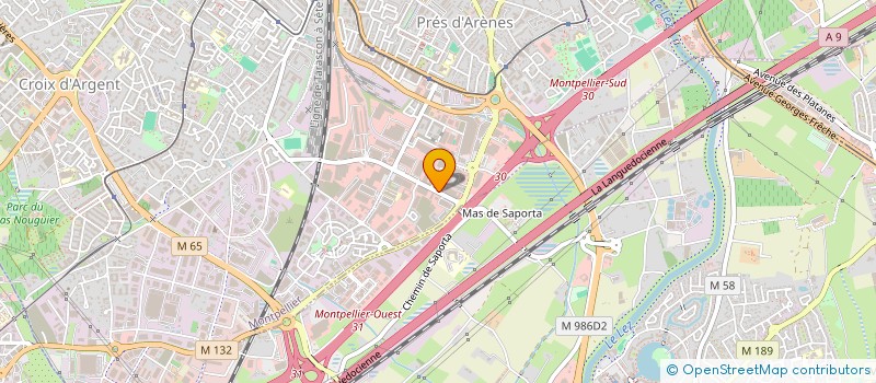 localisation de l'entreprise MONSIEUR ALVIN GERVELAS  MONTPELLIER