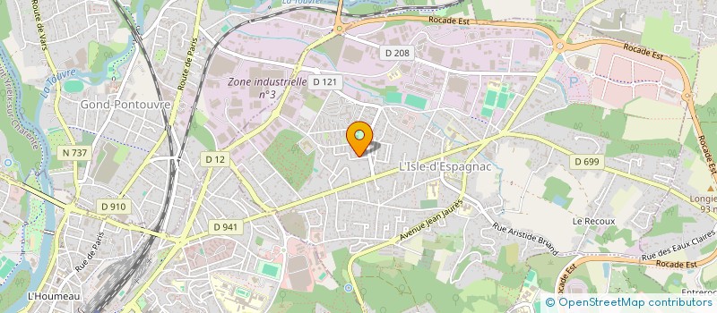 localisation de l'entreprise MONSIEUR ALVIN HENRI  L'ISLE-D'ESPAGNAC