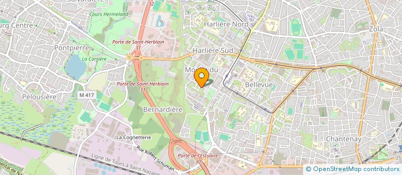 localisation de l'entreprise MONSIEUR ALVIN ISSOUF  SAINT-HERBLAIN