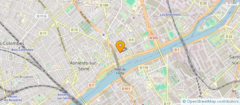 localisation de l'entreprise MONSIEUR ALVIN KELLER à ASNIERES-SUR-SEINE