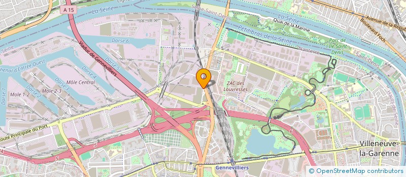 localisation de l'entreprise MONSIEUR ALVIN MARRON à GENNEVILLIERS