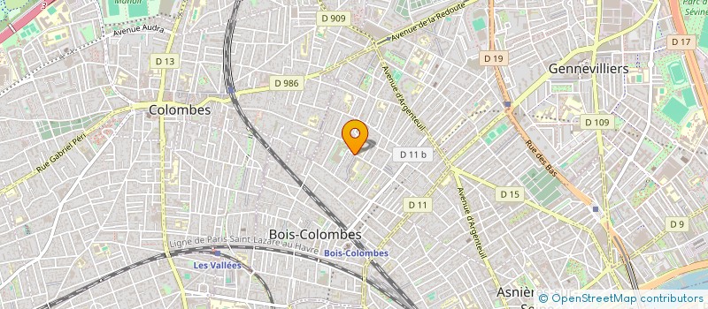 localisation de l'entreprise MONSIEUR ALVIN PERROT à BOIS-COLOMBES