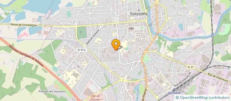 localisation de l'entreprise MONSIEUR ALVIN POINT à SOISSONS