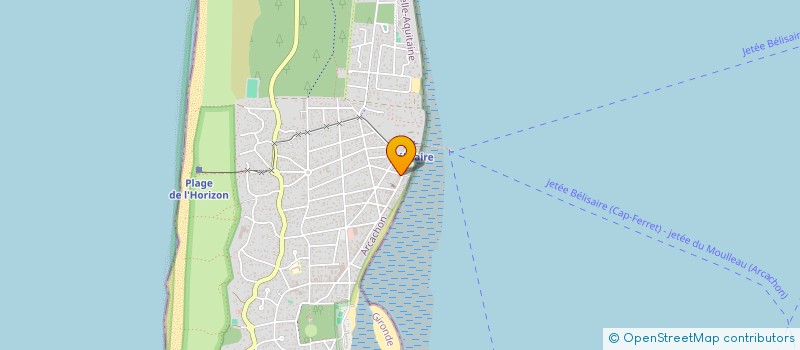 localisation de l'entreprise MONSIEUR ALVIN POTHUAUD  LEGE-CAP-FERRET