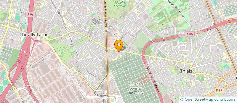 localisation de l'entreprise MONSIEUR ALVIN RISAL  THIAIS