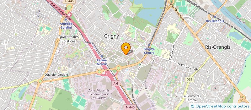 localisation de l'entreprise MONSIEUR ALVINE AMBROSI  GRIGNY