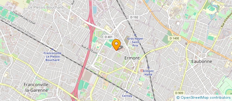 localisation de l'entreprise MONSIEUR ALVYN ASSANA  ERMONT