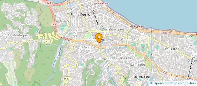 localisation de l'entreprise MONSIEUR ALWIN HOARAU  SAINT-LEU