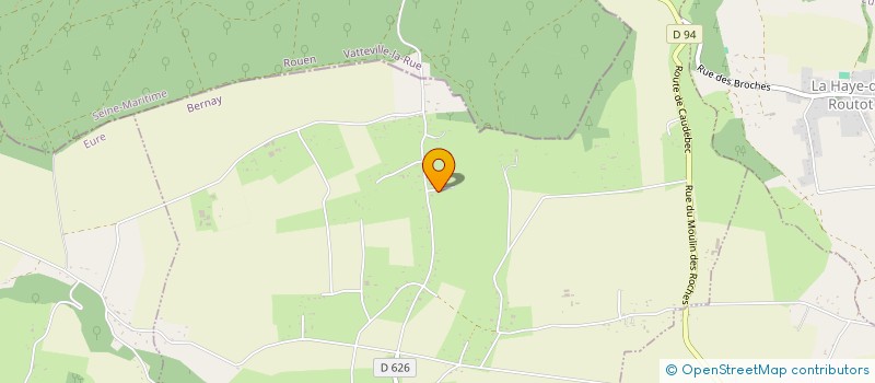 localisation de l'entreprise MONSIEUR ALWIN MANIFEL  LA HAYE-AUBREE