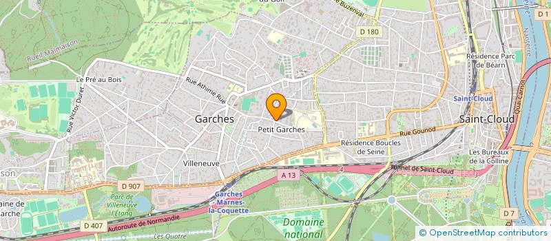 localisation de l'entreprise MONSIEUR ALXXANDRE ZIMMRRMANN à GARCHES