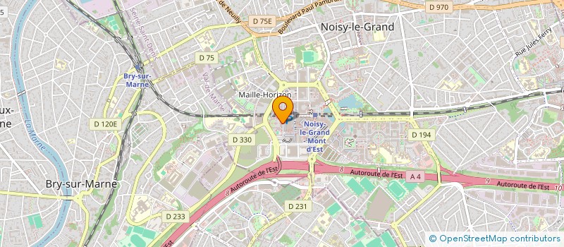 localisation de l'entreprise MONSIEUR ALY ABDOULVAID à NOISY-LE-GRAND