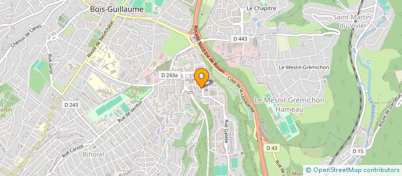 localisation de l'entreprise MONSIEUR ALY BOCOUM  ROUEN