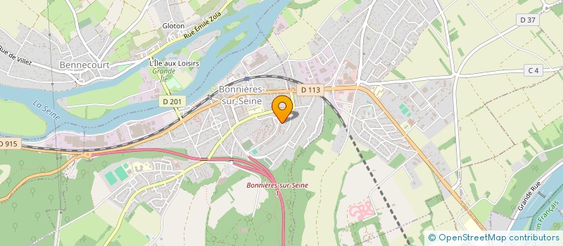 localisation de l'entreprise MONSIEUR ALY BOCUM DIALLO  BONNIERES-SUR-SEINE