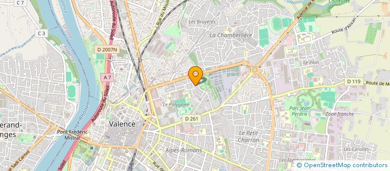 localisation de l'entreprise MONSIEUR ALY CAMARA  VALENCE