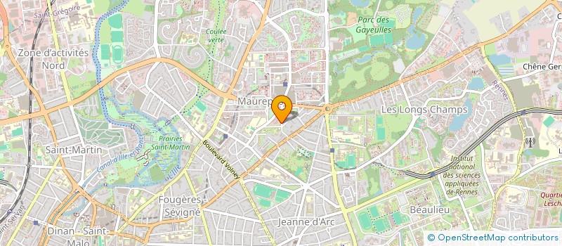 localisation de l'entreprise MONSIEUR ALY DIAWARA  RENNES