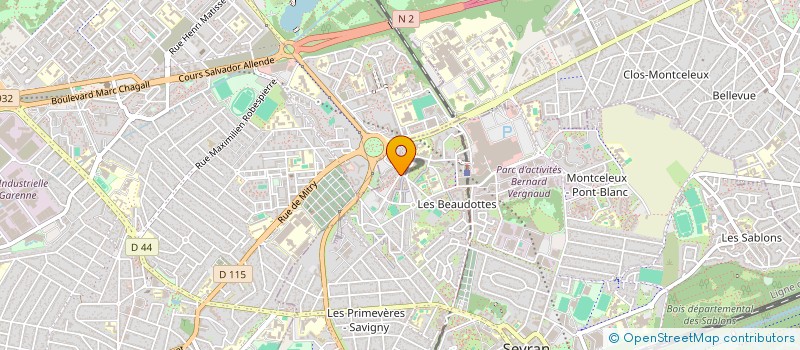 localisation de l'entreprise MONSIEUR ALY DRAME  SEVRAN