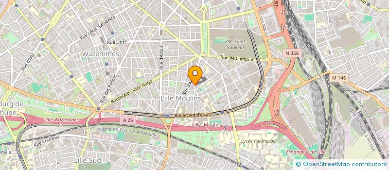 localisation de l'entreprise MONSIEUR ALY HAIDARA à LILLE