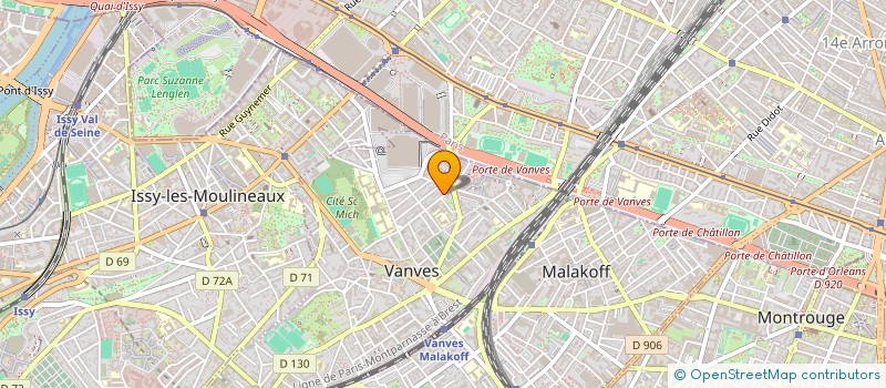 localisation de l'entreprise MONSIEUR ALY HASSAN ABOUKOUTA  VANVES