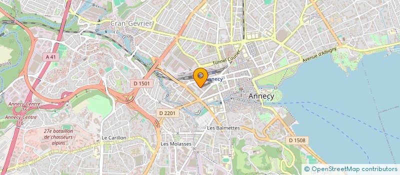 localisation de l'entreprise MONSIEUR ALY JICHY à ANNECY